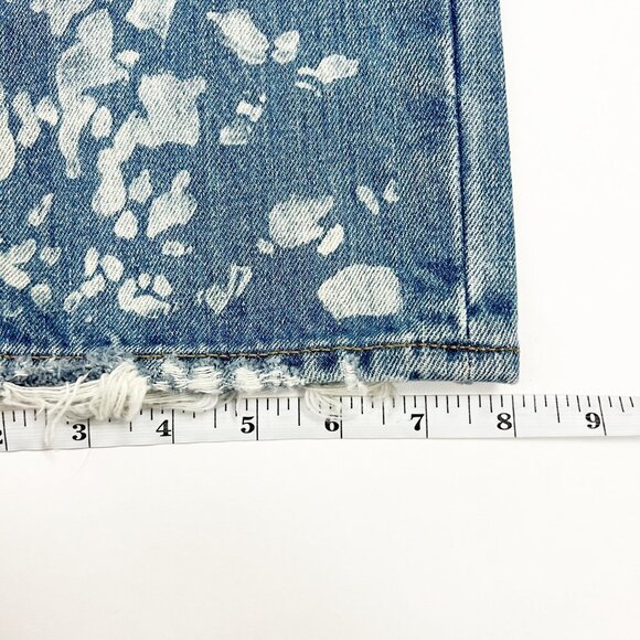 NWT Madewell Jeans The Dad Limited Edition Distressed Bleach Splattered. Size 29 - Picture 13 of 16